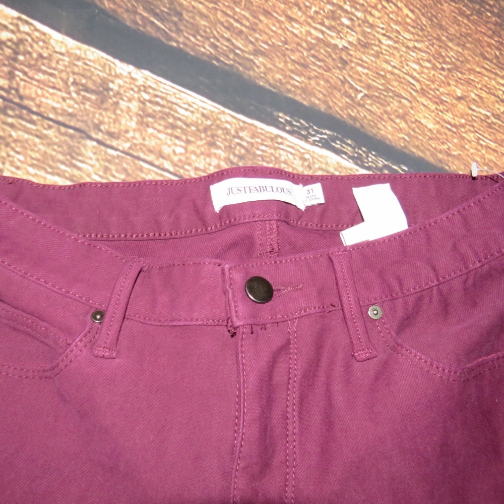 💚Just fab purple jeans